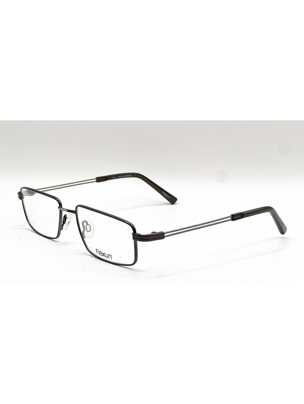 Flexon E1001 033 Gunmetal Rectangle Authentic Eyeglass Frames 54-17
